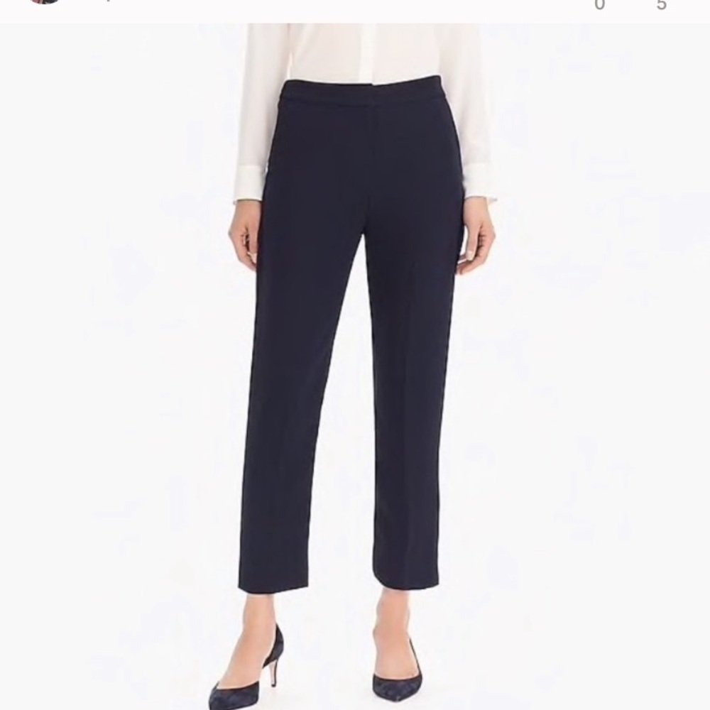 J Crew Easy Pull On Pant - Black